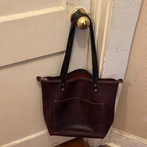 High Quality, Brown Leather Tote Bag